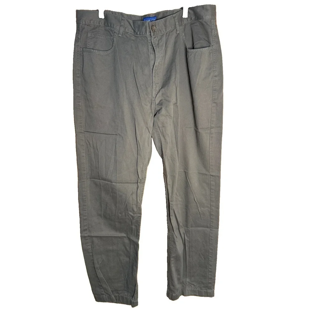 Pendleton Cotton Chino Pants Olive Green Classic Fit Size 38x32 EUC